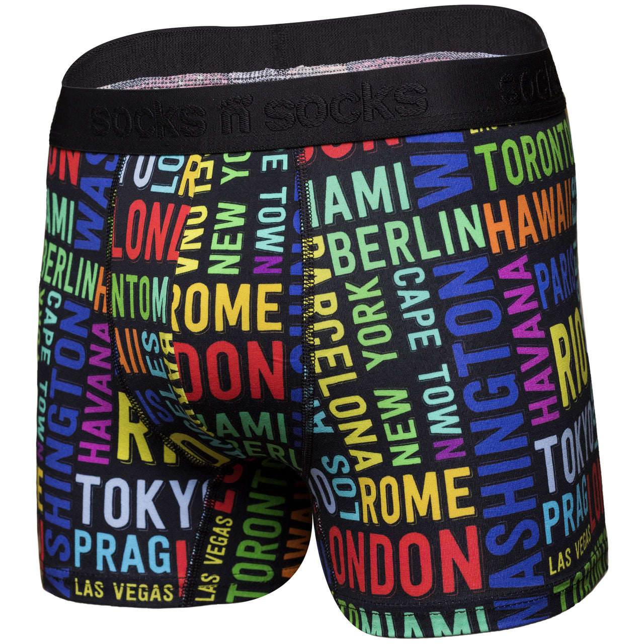 Men's Cities names Boxer Brief - 1 COLOR -