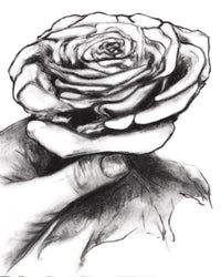 Thumbnail for Rose in Hand Wall Art Print - 3 SIZES -