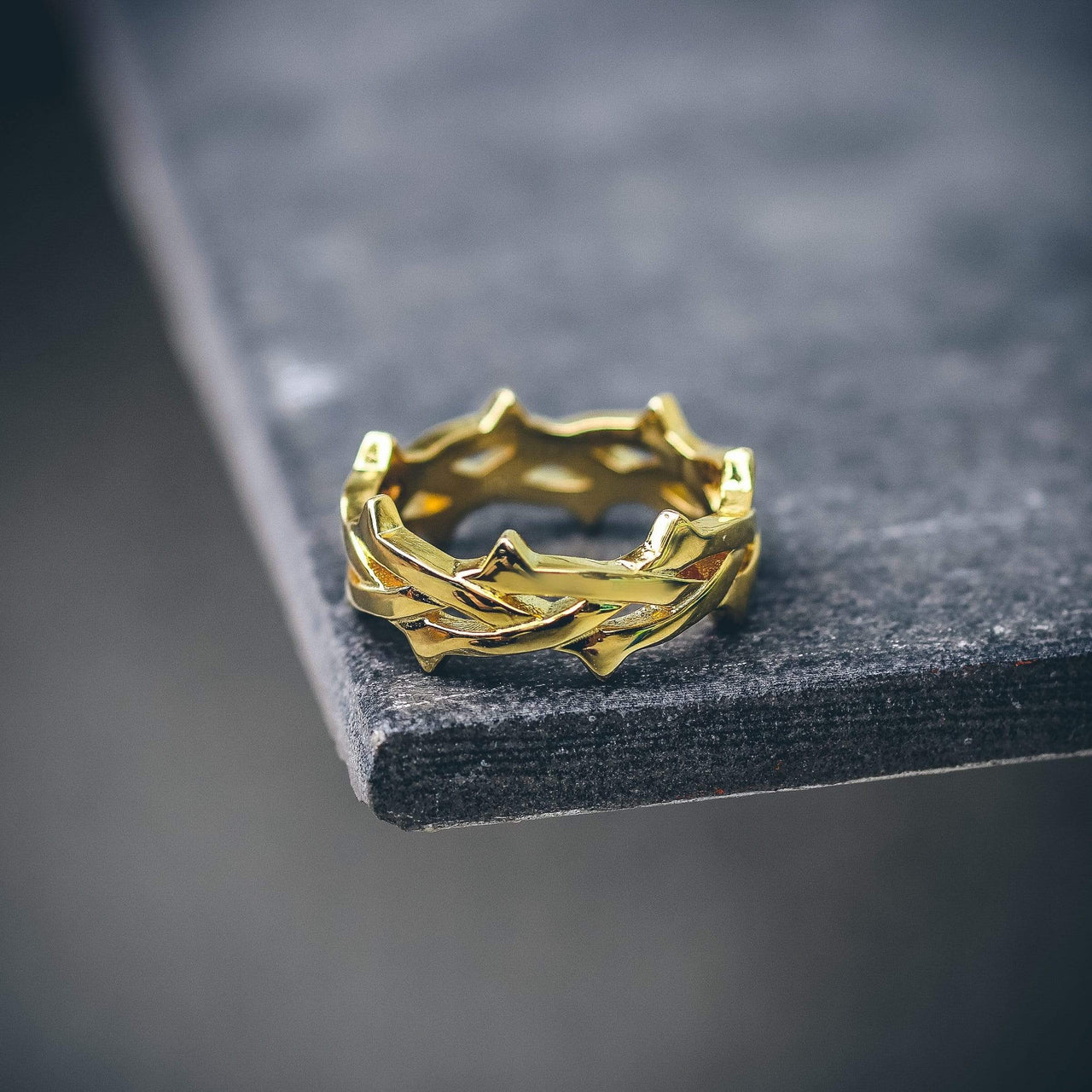 Mister - Crown Ring - 5 SIZES - 3 FINISHES -