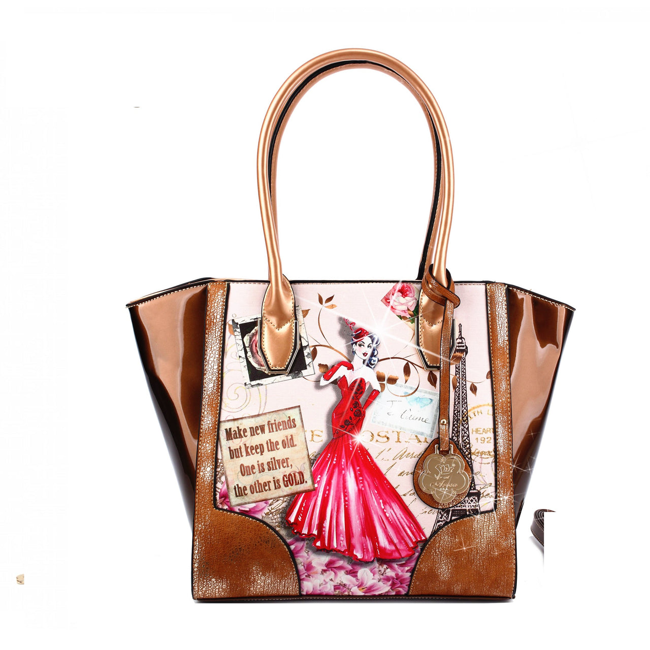 BRANGIO ITALY - Lady Luck 2.0 Vintage Scratch & Stain Resistant Top-Handle Bag - 3 COLORS -