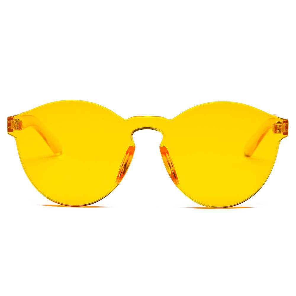 Fargo | S2005 - Hipster Translucent Unisex Monochromatic Candy Colorful Lenses Sunglasses - 9 COLORS -