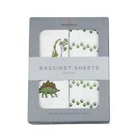 Thumbnail for Newcastle - Dino Days and Dino Feet Cotton Changing Pad Cover/Bassinet Sheets -