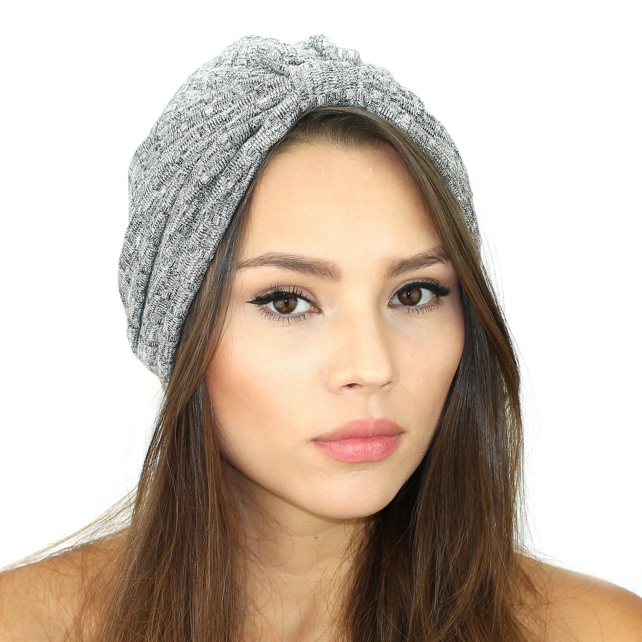 KRISTIN PERRY - Rib Knit Sweater Turban - 1 COLOR -