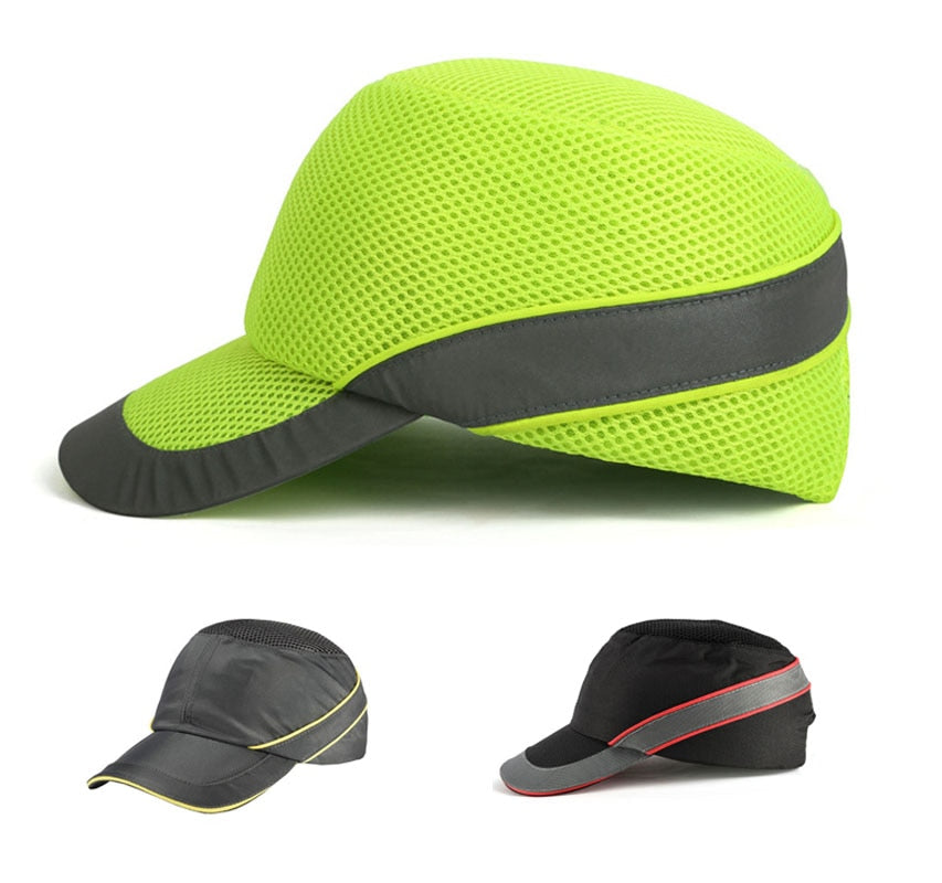 Bump Cap - Work Safety Helmet - Summer Breathable Security Anti - Impact / Lightweight Helmets - Casual Sunscreen Protective Hat - [11 DAY DELIVERY] - 3 COLORS -