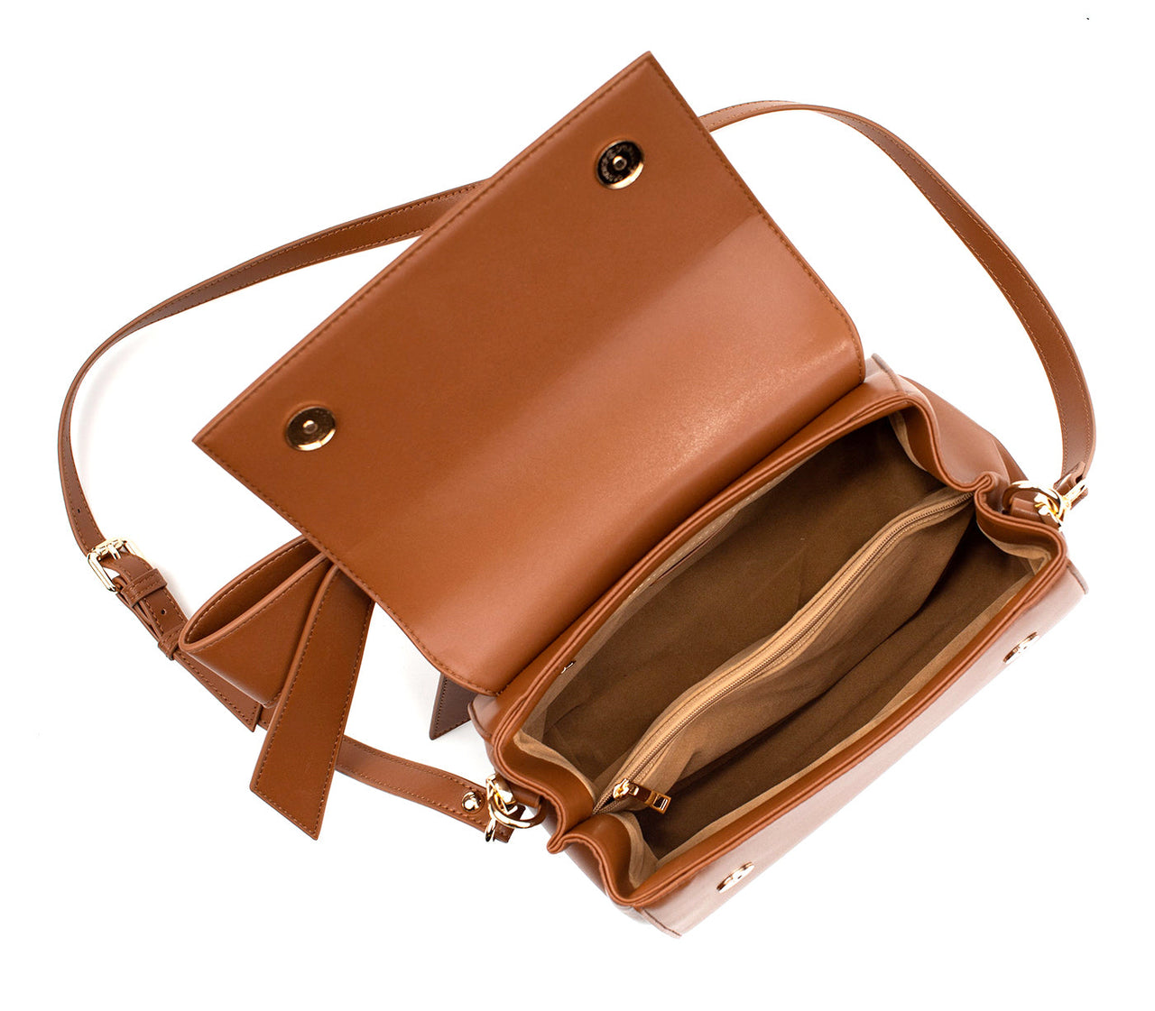 GUNAS NEW YORK - Cottontail - Brown Vegan Leather Bag - 1 COLOR -