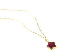 Thumbnail for Gena Myint - Ruby Star Necklace -