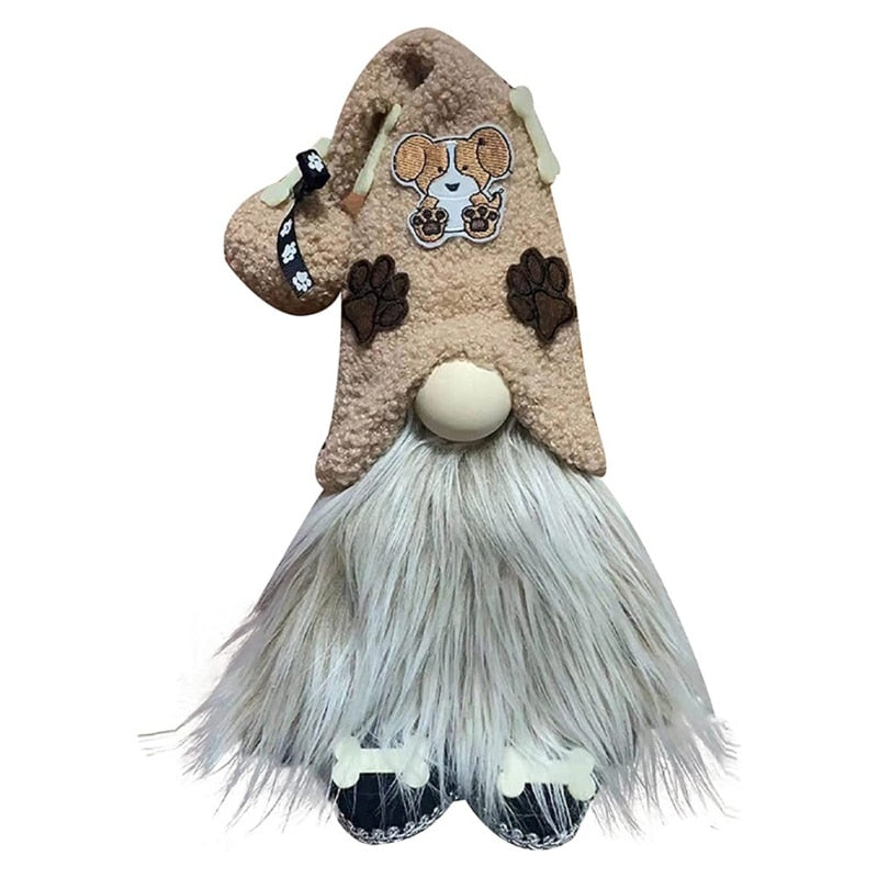 Dog Bone Faceless Gnome Decoration - 13.78" - [14-20 DAY DELIVERY] - 1 COLOR / TYPE -