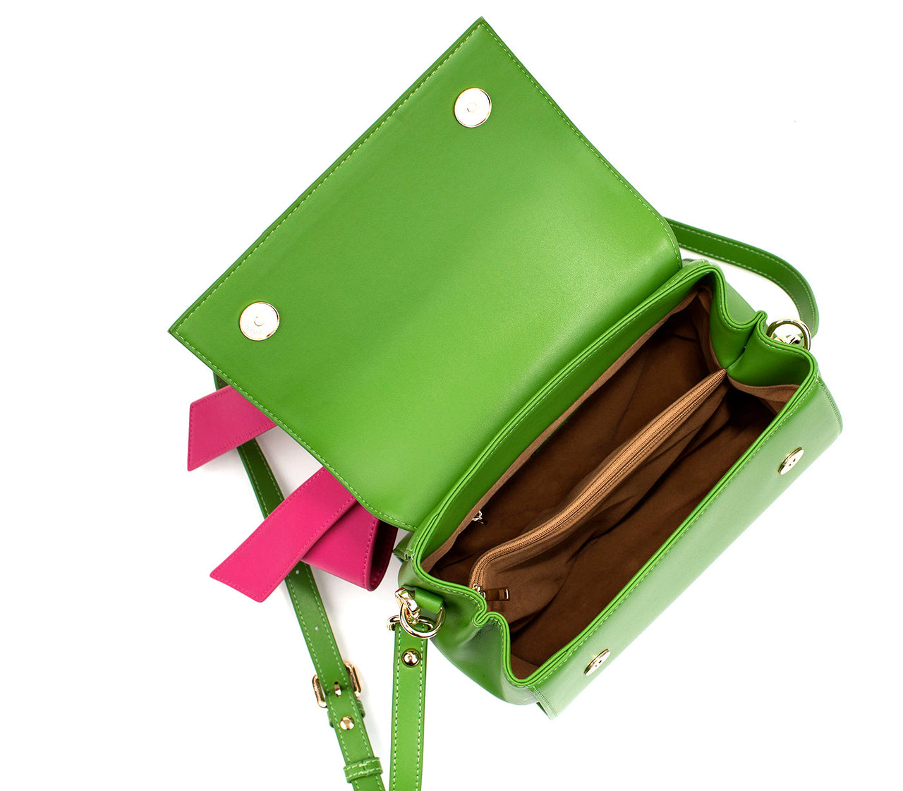 GUNAS NEW YORK - Cottontail - Neon Green Vegan Leather Bag - 1 COLOR -