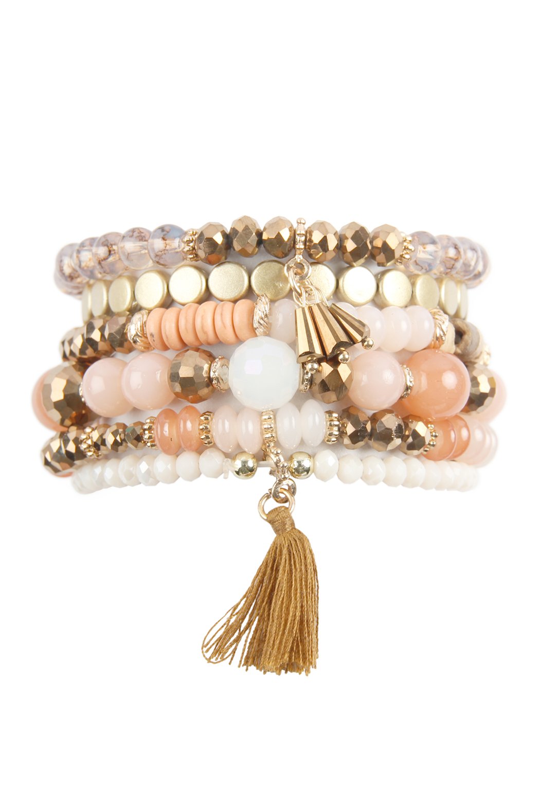 Beads Stack Bracelet - 5 COLORS