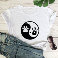 Thumbnail for Yin Yang Palm and Paw Print - [23 DAY DELIVERY] - 17 COLORS -