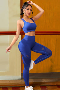 Thumbnail for Sports Tank and Leggings Set - 2 PCS. - T - 1 COLOR -