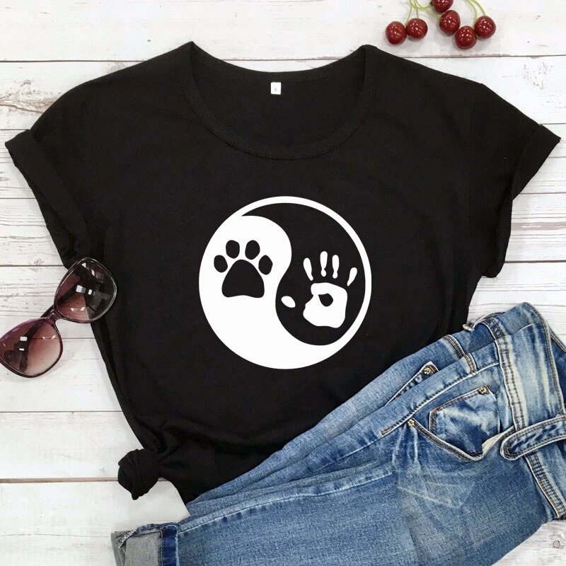 Yin Yang Palm and Paw Print - [23 DAY DELIVERY] - 17 COLORS -