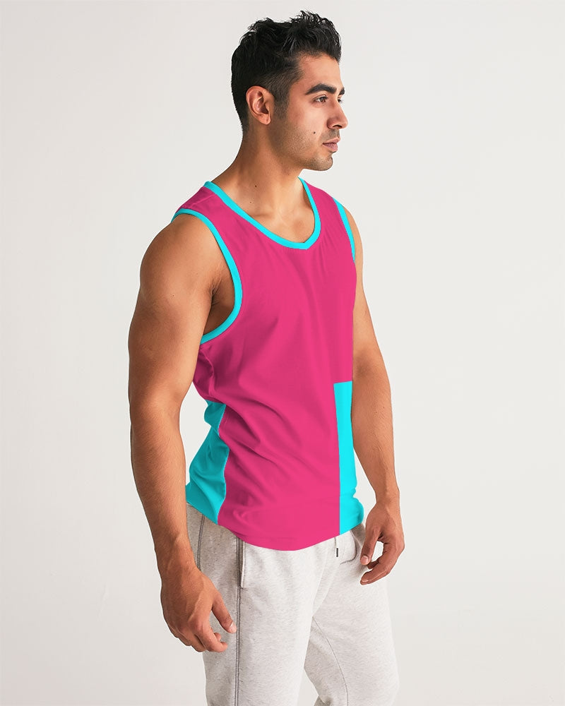 Chaluisant -Perennial Fuchsia Men's Tank Top - 1 COLOR -