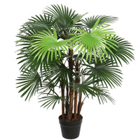 Thumbnail for Artificial Wide Leaf Fan Palm Tree 90cm -