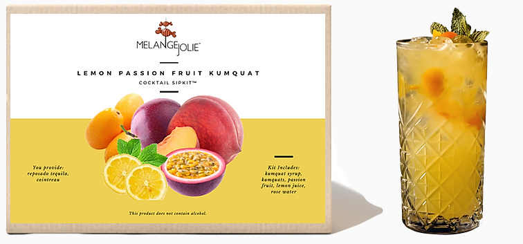 Mélange Jolie Lemon Passion Fruit Kumquat Cocktail SipKit™