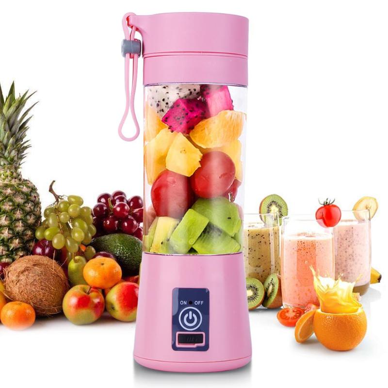 Personal Blender With 2000mAh USB Rechargeable Battery Electric Blender Portable Blender - 4 COLORS -