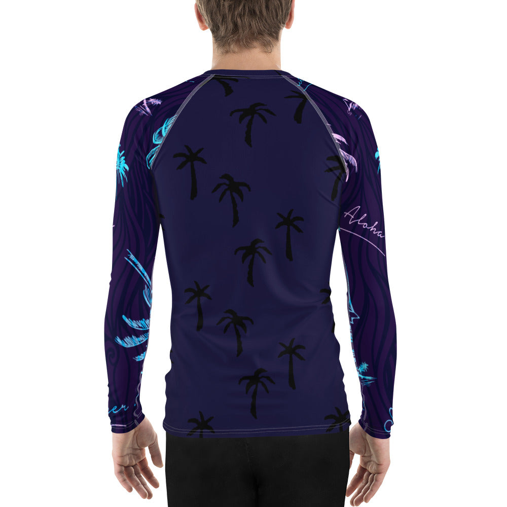 FYC - Men's Find Your Coast Aloha Adventure Performance Rash Guard UPF 40+ - 1 COLOR -