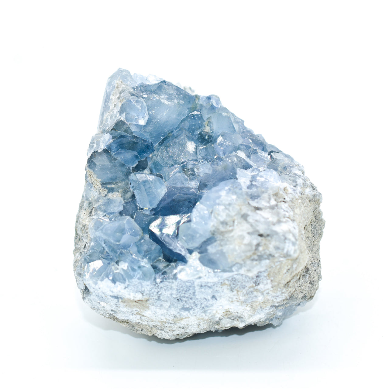 Whyte Quartz - Grade a Celestite Druzy Clusters - 7 WEIGHTS -