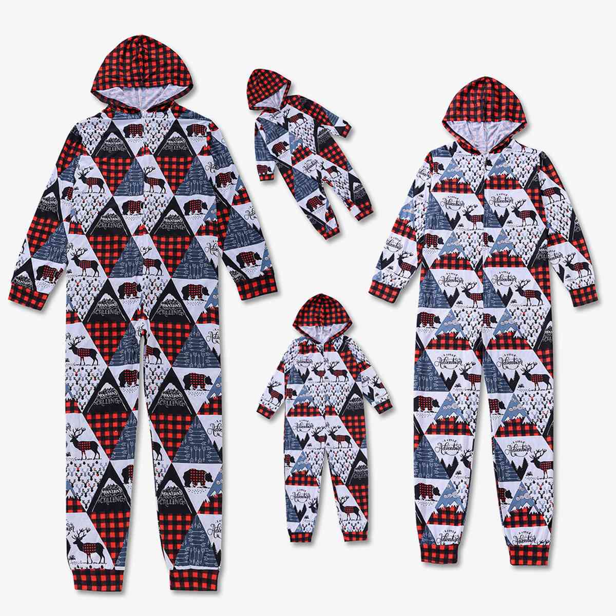 BABY Printed Hooded Jumpsuit - T -