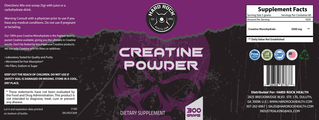 Micronized Creatine Monohydrate Powder