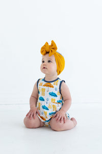 Thumbnail for Eclipse Kids - Bubble Romper - Rainy Days -