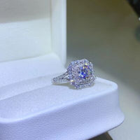 Thumbnail for 1 Carat Moissanite 925 Sterling Silver Ring