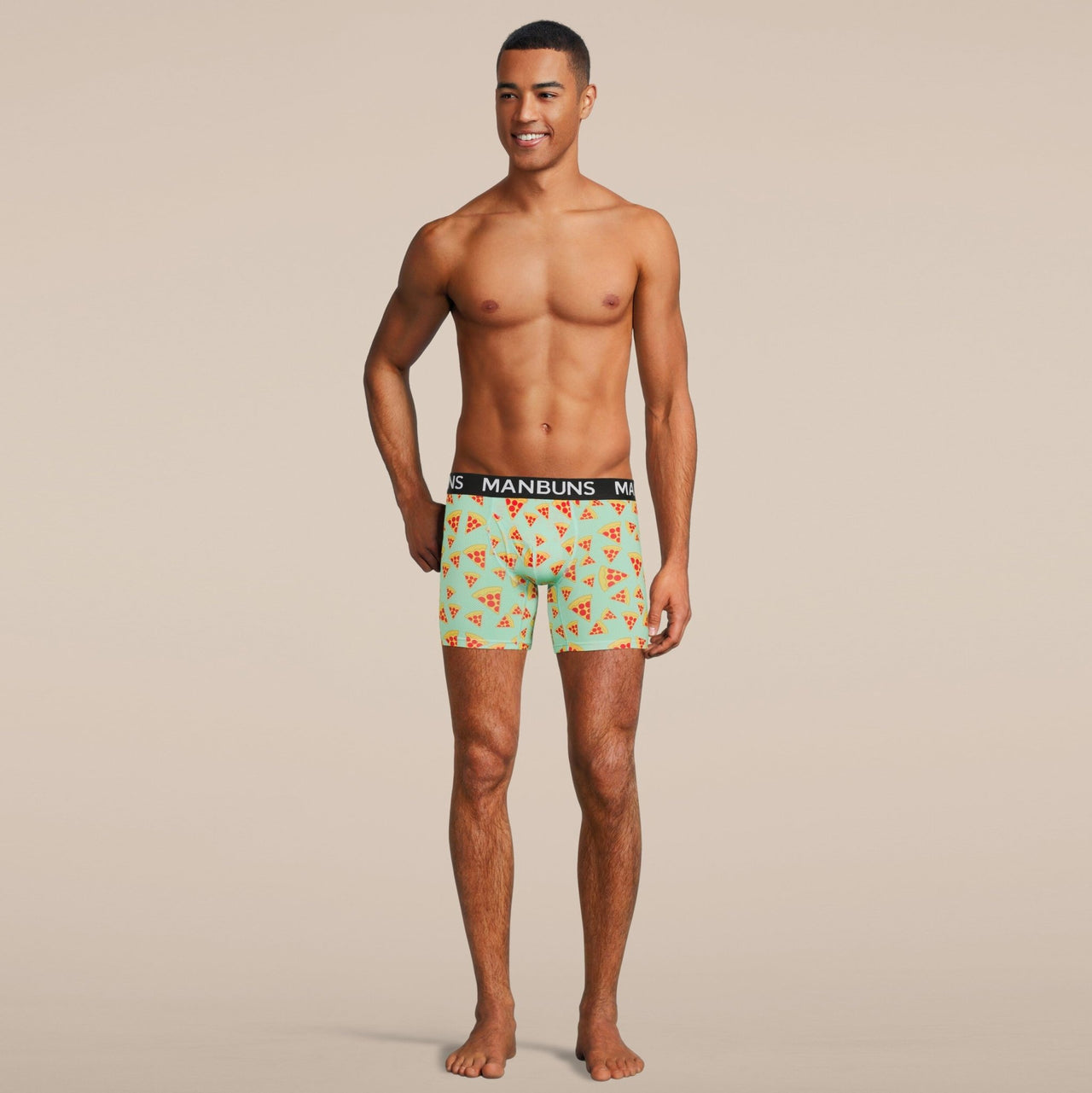 Men's Pizza Boxer Brief Underwear -