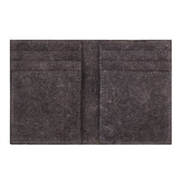 Thumbnail for IKON SWEDEN - Coconut Leather BiFold Card Holder - Dark Grey - 1 COLOR -