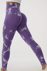 Thumbnail for Tie-Dye High Waist Active Leggings - T - 10 COLORS -