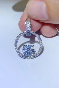 Thumbnail for 1 Carat Moissanite 925 Sterling Silver Necklace