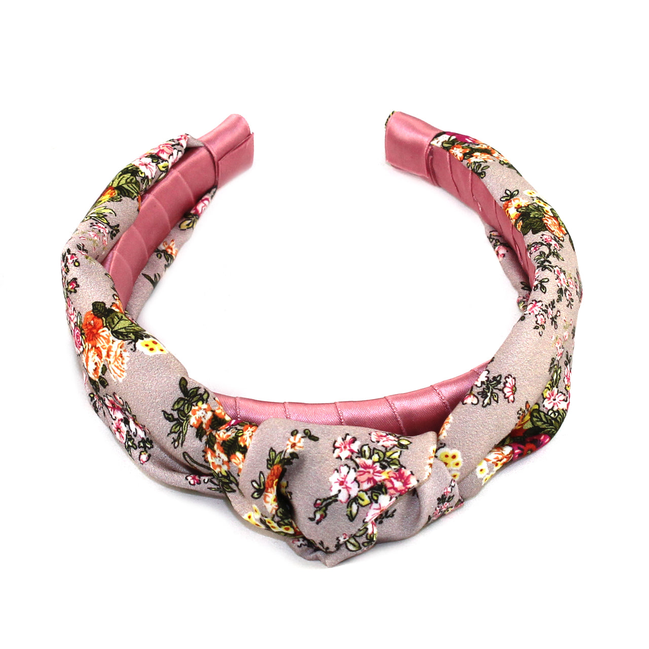 KRISTIN PERRY - Floral Silk Knot Headband - 1 COLOR / PATTERN -