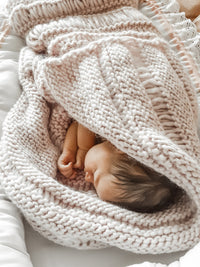 Thumbnail for Baby Bubble - Powder Pink Baby Boho Blanket - 1 COLOR -