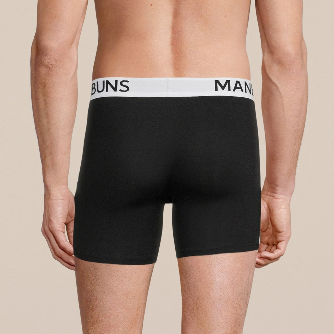 Men's Classic Black Boxer Brief Underwear -