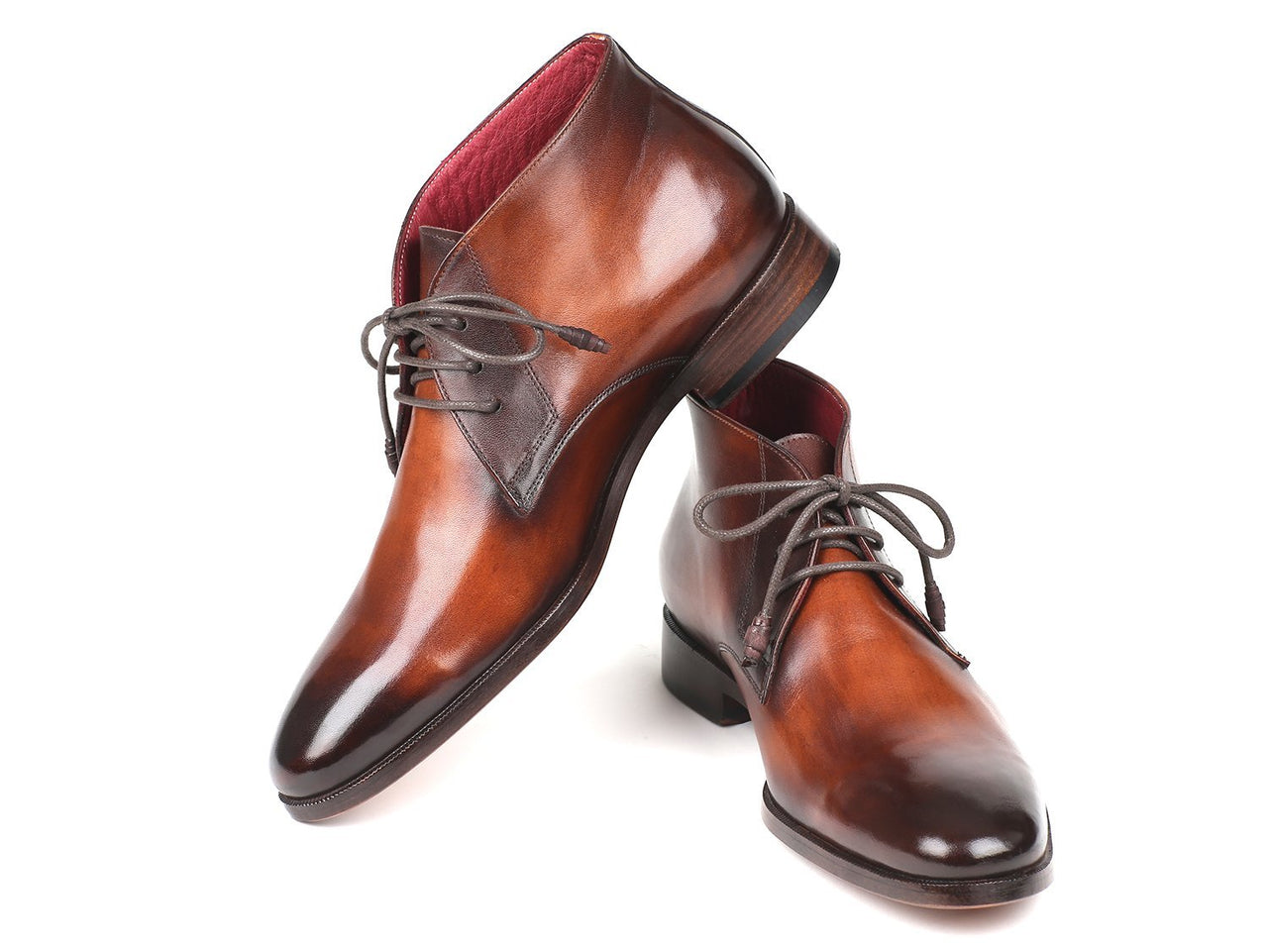 Paul Parkman - Chukka Boots Camel & Brown -