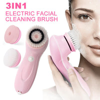 Thumbnail for Savoy - 3-In-1 Electric Facial Cleansing Brush - 1 COLOR -