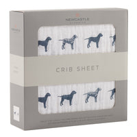 Thumbnail for Newcastle - Dalmatian Cotton Muslin Crib Sheet -