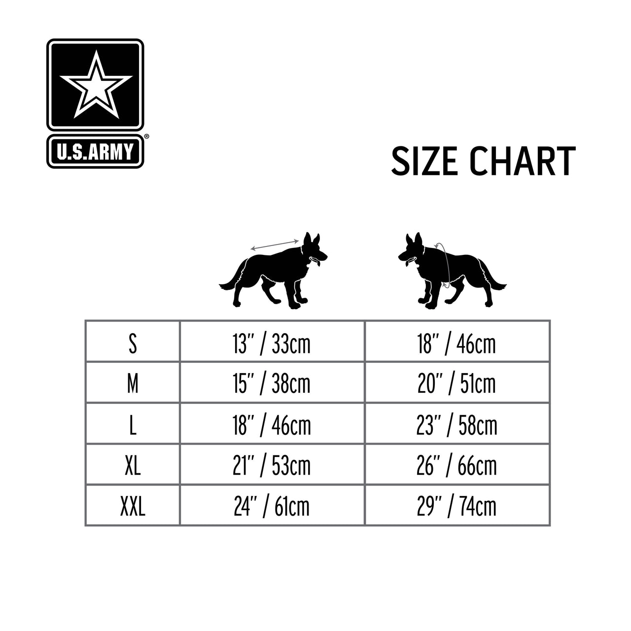 US Army Hooded Dog Fleece - Black - 5 SIZES -