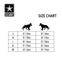 Thumbnail for US Army Hooded Dog Fleece - Black - 5 SIZES -