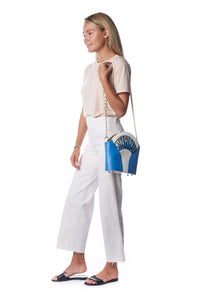 Thumbnail for Bellorita - Feather Blue Shoulder Bag - 1 COLOR -