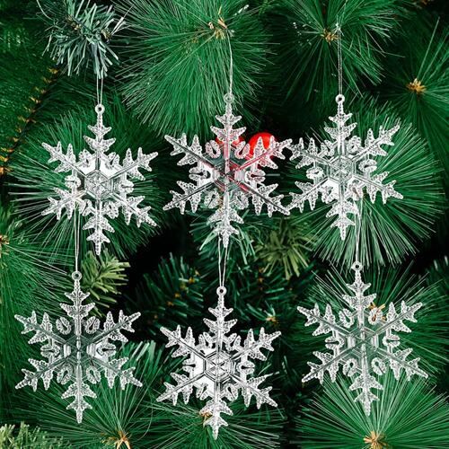 Christmas Hanging Ornaments - SETS OF 6 - 6 PCS. - [5-10 DAY DELIVERY] - T - 3 TYPES/STYLES -