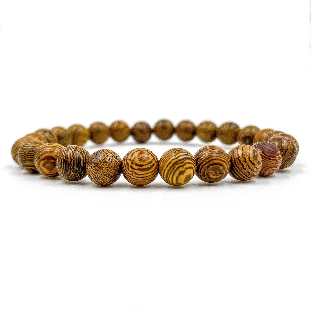 Union - Zebrawood Mala Beaded Bracelet -