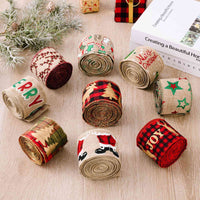 Thumbnail for Christmas Polyester Ribbon - [5-10 DAY DELIVERY] - T - 9 PATTERNS/STYLES -