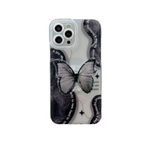 Thumbnail for INS Dark Butterfly Design Clear Soft TPU Phone Case for iPhone 14 13  - GET BUTTERFLY EXTENSION HOLDER FOR NO EXTRA CHARGE! Butterfly extends for phone holder or stand! FITS 23 iPHONES - FIND YOURS! - [6-10 DAY DELIVERY] -