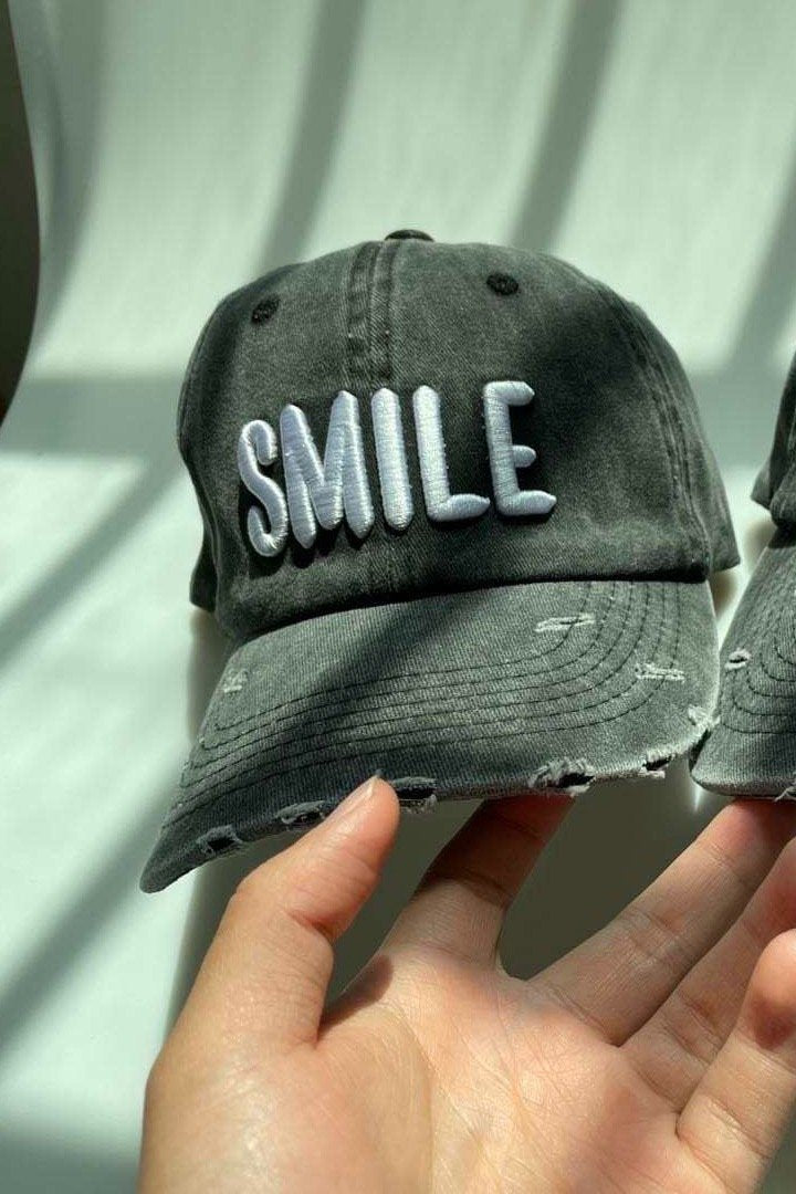 Smile Ball Cap - 1 COLOR