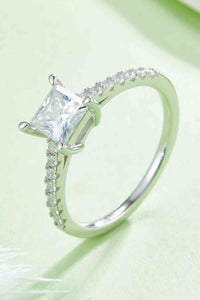 Thumbnail for 1.21 Carat Moissanite 925 Sterling Silver Side Stone Ring