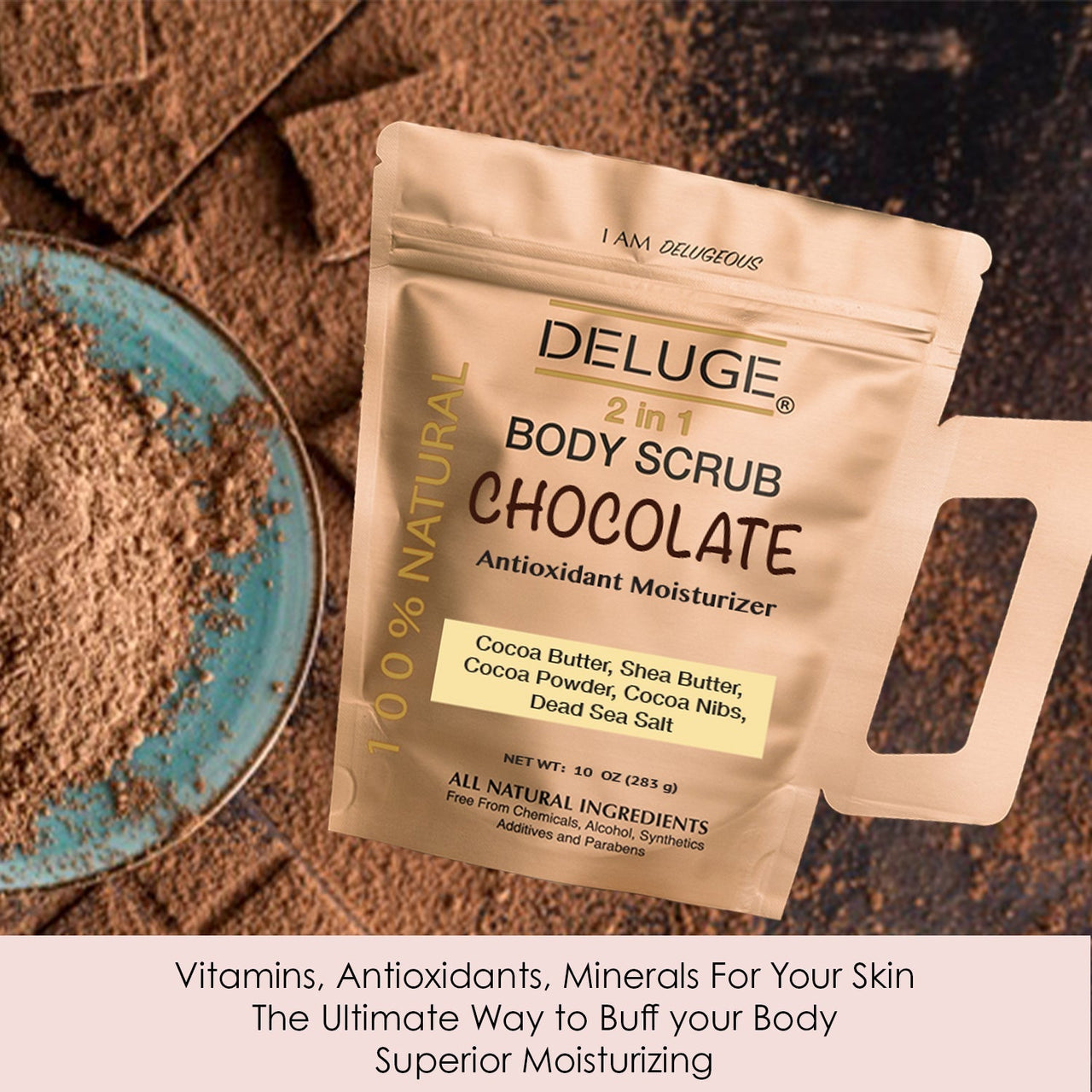 DELUGE - Body Scrub-Chocolate -