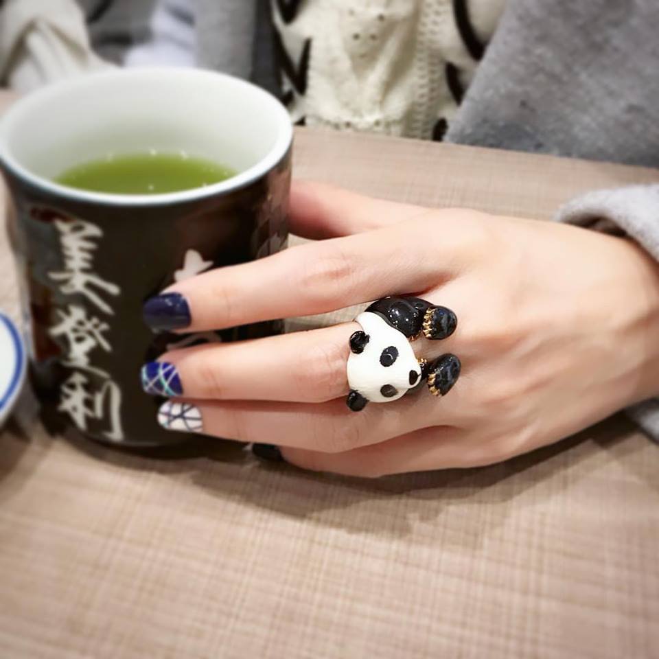 Mary Lou Store - ADJUSTABLE Panda Ring - 3 PCS. -