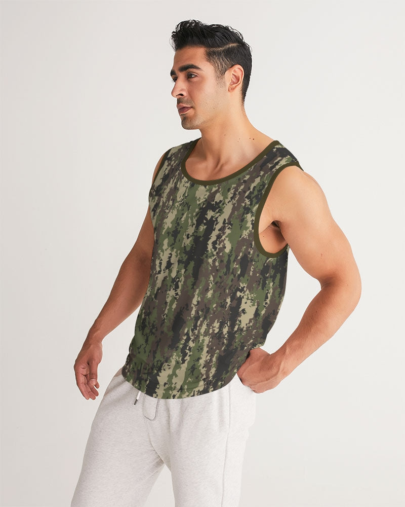 Chaluisant - Graphic Camo Men's Tank Top - 1 COLOR -