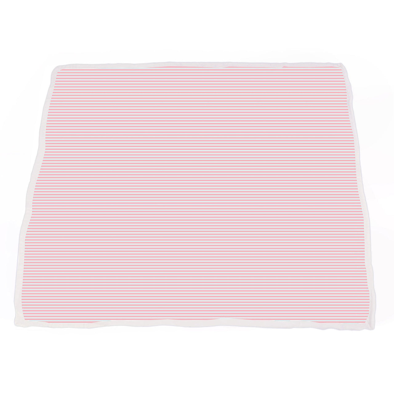 Playful Kitty and Candy Stripe Bamboo Muslin Newcastle Blanket -