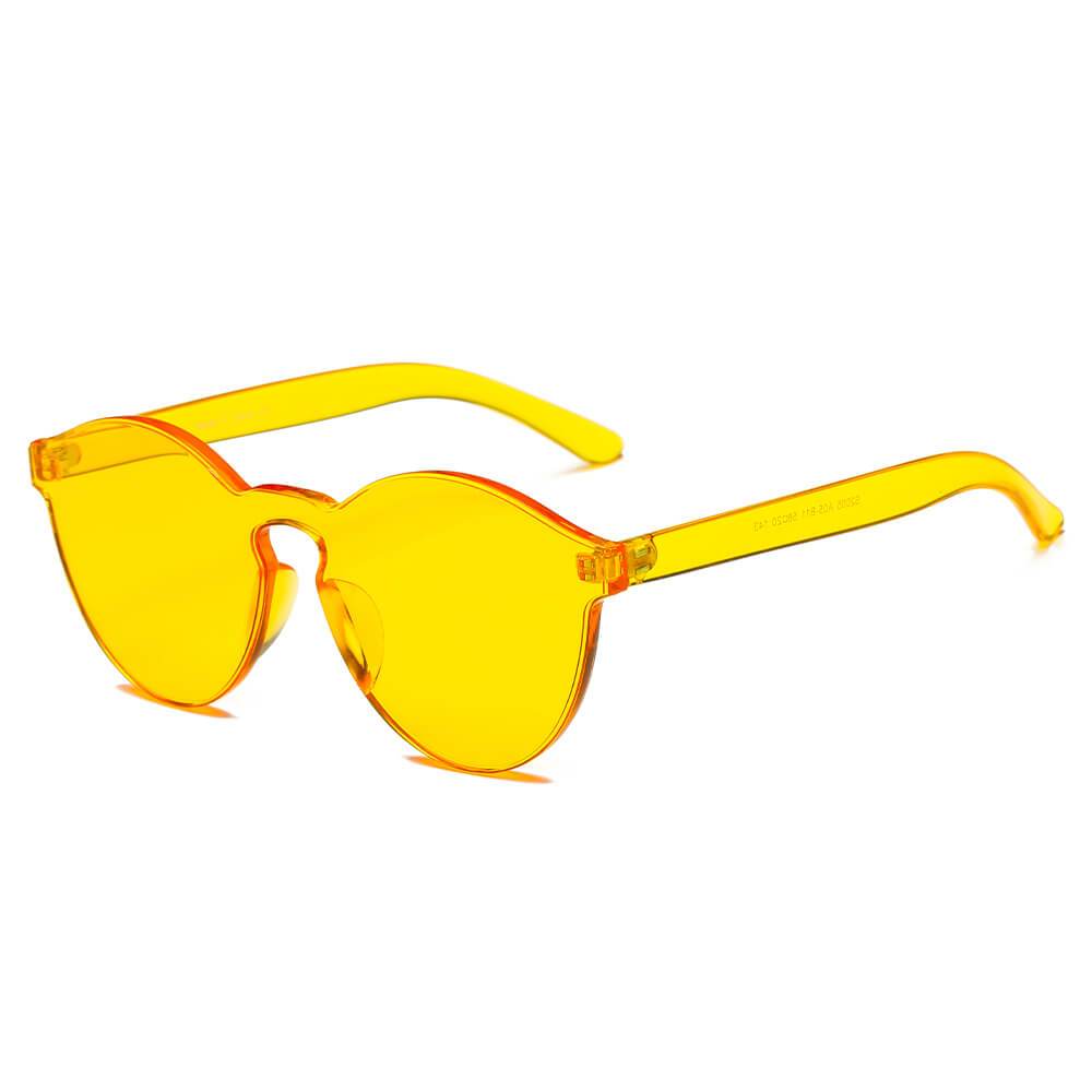 Fargo | S2005 - Hipster Translucent Unisex Monochromatic Candy Colorful Lenses Sunglasses - 9 COLORS -